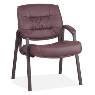 OSP Furniture Leather Guest Chair OSPEX81243 / OSPEX81244 Color Burgundy