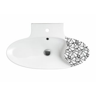 Scarabeo 8200I Zefiro Supported or Wall Mounted Ceramic Washbasin with Overflow