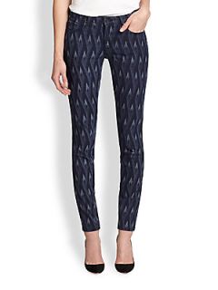 Marc by Marc Jacobs Gaia Printed Super Skinny Jeans   Diamond Flame
