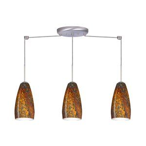 Besa Lighting BEL 3BB 1509CE SN Chrissy Pendant