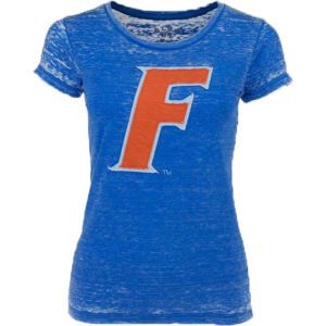 Florida Gators Blue 84 NCAA Womens BW Layer Scoop T Shirt