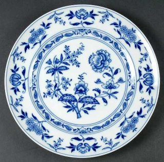 Vista Alegre Margao Dinner Plate, Fine China Dinnerware   Blue & White Floral
