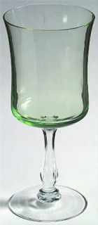 Noritake Rainbow Pale Green (No Trim) Water Goblet   Pale Green Bowl, No Trim