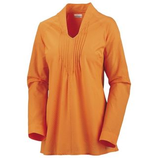 Columbia Sportswear Clear Coasts 30 Tunic Shirt   Long Sleeve (For Women)   MARMALADE/CORDED LAWN (S )