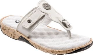 Womens SoftWalk Boulder   Off White Veg Calf Leather Casual Shoes