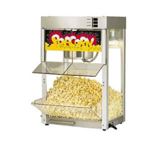 Star Manufacturing Popcorn Popper, Self Serve, 8 oz Kettle, (170) 1 oz Servings