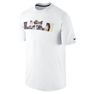 LeBron Logo Mens T Shirt   White