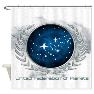  United Federation of Planets Shower Curtain  Use code FREECART at Checkout