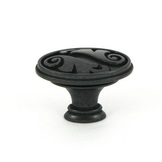 Stone Mill Hardware Oakley Antique Black Cabinet Knobs (pack Of 5)