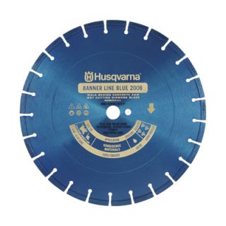 Husqvarna Wet Diamond Blade for Concrete   14in. Diameter, Model# Banner Line