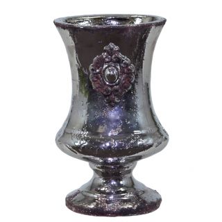 Large Silver 15.5 inch Ceramic Urn (SilverMaterial CeramicSize 9.5 x 7 x 15.5UPC 877101701620For Decorative Purposes Only 9.5 x 7 x 15.5UPC 877101701620For Decorative Purposes Only CeramicSize 9.5 x 7 x 15.5UPC 877101701620For Decorative Purposes On