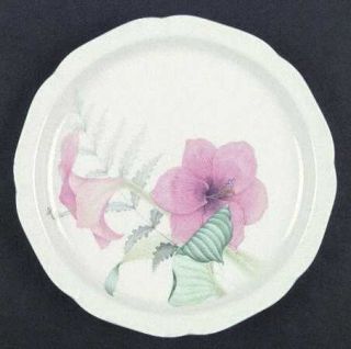 Noritake Floral Song Dinner Plate, Fine China Dinnerware   Gala Cuisine,Pink Flo