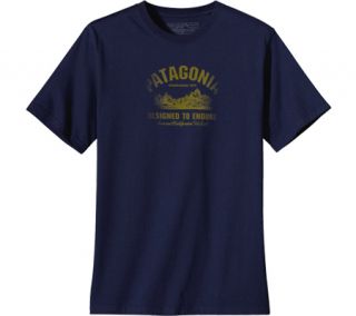 Mens Patagonia Heritage Block T Shirt   Classic Navy Graphic T Shirts