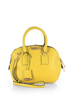 Burberry Heritage Small Dome Satchel   Yellow