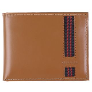 Tommy Hilfiger Mens Logo Leather Bifold Wallet