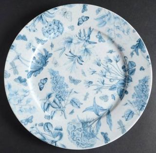 Portmeirion Botanic Blue Dinner Plate, Fine China Dinnerware   Blue Flowers,Butt