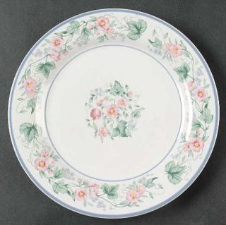 Ranmaru Kensington (4940) Salad Plate, Fine China Dinnerware   Pink Flowers,Gree