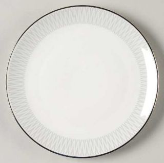 Heinrich   H&C Monarch Bread & Butter Plate, Fine China Dinnerware   Gray Zig Za