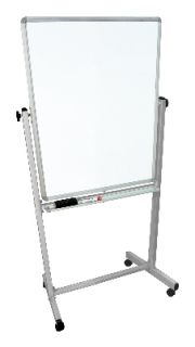 Luxor Furniture Reversible Magnetic Whiteboard w/ Aluminum Frame, 30x40 in