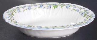 Shelley Harebell (Oleander) 9 Oval Vegetable Bowl, Fine China Dinnerware   Olea