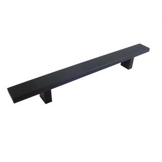 Contemporary 12 Rectangular Design Matte Black Finish Cabinet Bar Pull Handle (case Of 10)