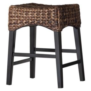 Counter Stool Andres Rectangle Saddle Counterstool   Dark Brown (Espresso)