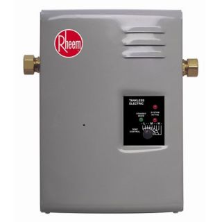 Rheem RTE 13 Tankless Water Heater, 240V 54A Electric SinglePoint Indoor, 4 GPM