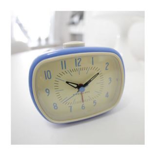 Kikkerland Retro Alarm Clock AC08 Color Blue