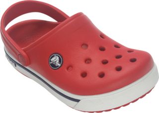 Childrens Crocs Crocband II.5 Clog   Red/Navy Casual Shoes