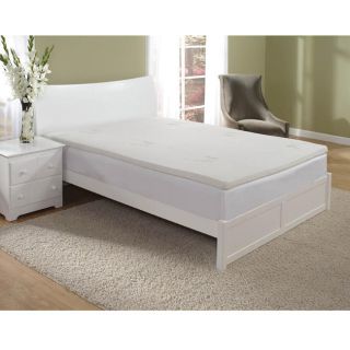 Home Fashions International 2 inch Cal King size Memory Foam Topper With Cover