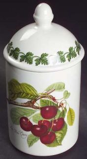 Portmeirion Pomona Large Bath Jar with Lid, Fine China Dinnerware   Fruit And Fl