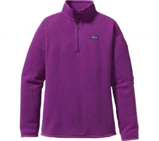 Womens Patagonia Better Sweater 1/4 Zip 25616   Ikat Purple Jackets