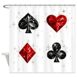  Poker Shower Curtain  Use code FREECART at Checkout