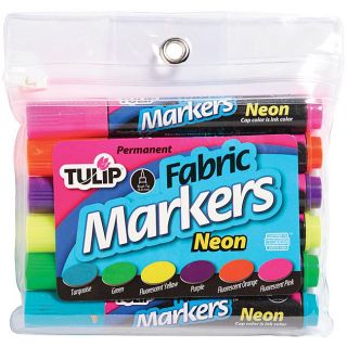 Duncan Primary Colors Tulip Large Fabric Markers (pack Of 6)