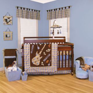 Trend Lab Rockstar Organic 6 piece Crib Bedding Set