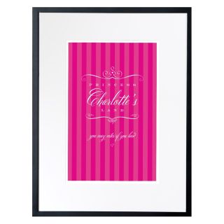 Checkerboard Ltd Her Highness Personalized Framed Wall Decor   18W x 24H in.
