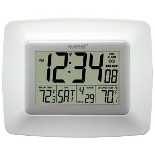 La Crosse Technology Ws 8119u it w Atomic Digital Clock With Temperature