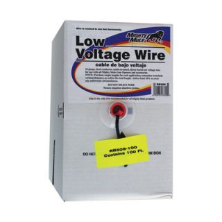 Mighty Mule Low Voltage Wire   100ft., Model# RB509 100