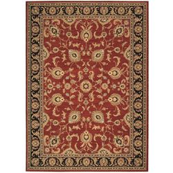 Arabesque Coventry Firebrick Red Wool Rug (79 X 1010)