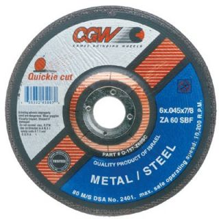 Cgw abrasives Quickie Cut Extra Thin Cut Off Wheels   45002