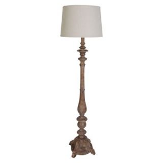 Threshold Washed Wood Floor Lamp (Includes CFL Bulb)