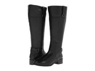 Fitzwell Merry Wide Calf Boot Womens Dress Zip Boots (Black)