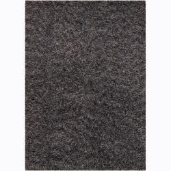 Handwoven Tricolor Mandara Shag Rug (5 X 76) (Blue, brown, greyPattern Shag Tip We recommend the use of a  non skid pad to keep the rug in place on smooth surfaces. All rug sizes are approximate. Due to the difference of monitor colors, some rug colors 