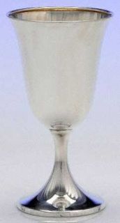 International Silver 10150 (Sterling, Hollowware) Gold Lined Water Goblet   Ster