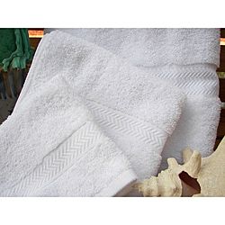 Grandeur 100 percent Cotton Hospitality 36 piece Towel Set (White Care instructions Machine wash in warm water DimensionsBath towel 30 inches wide x 52 inches longHand towel 16 inches wide x 30 inches longWash cloth 13 inches wide x 13 inches longThe 