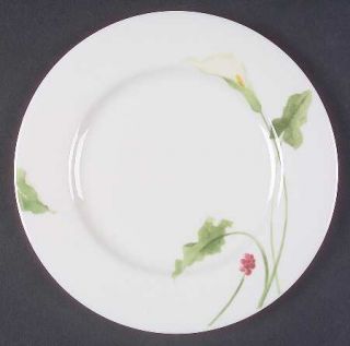 Mikasa Classic Calla Salad Plate, Fine China Dinnerware   Optima Ii, White Lily,