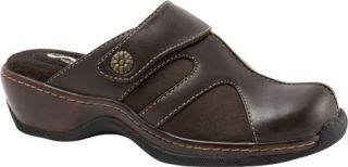 Womens SoftWalk Acton   Dark Brown Soft Kid Leather Casual Shoes