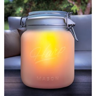Order Home Collection Solar Powered Glass Mason Jar