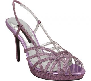 Womens Nina Fonda   Lilac Baby Glitter Strappy Shoes