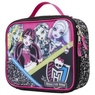 Monster High Lunch Tote   Black/Pink Mania